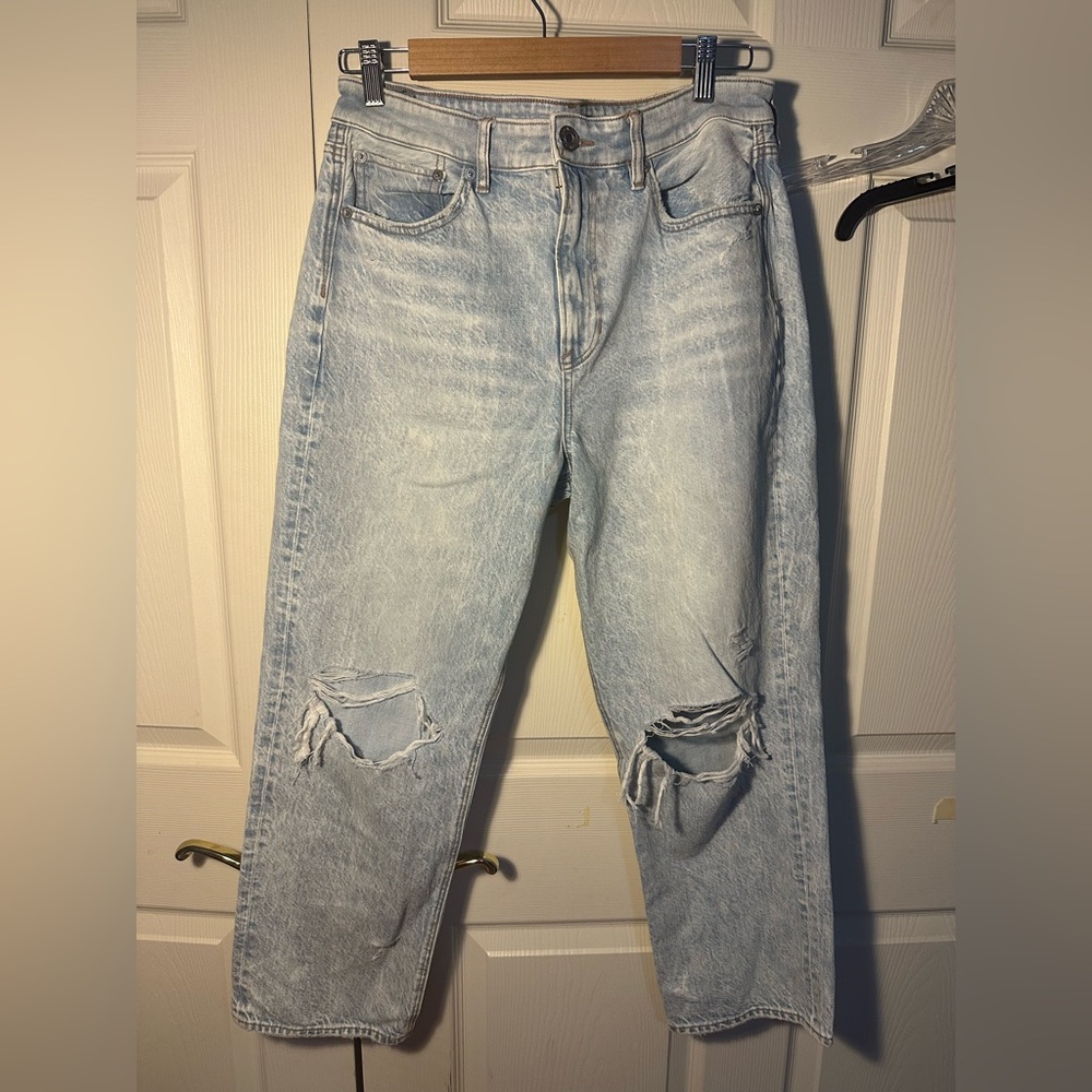 American Eagle Outfitters Light Blue High Rise Jeans